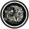 DRAGON Wall Clock yin yang chinese asian dragons gift