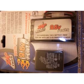 Zap Toys 9.6v Rechargeable Battery Pack with Charger