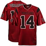 Maryland Terrapins #14 Youth Red Rivalry Football Jersey