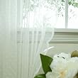 Beautiful Jacquard Sheer Lace Curtain 1 Set - Lovely Dot - SL
