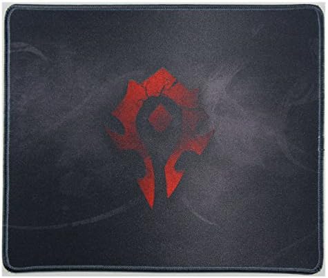 WOW 12x10 Inch World of Warcraft Horde Flag Badge Large Mouse Pad Mouse matWaterproof Nonskid