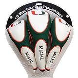 Miami Hurricanes 3 Pack Headcover from Team Golf