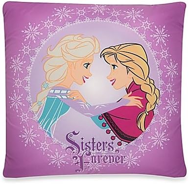Disney Frozen Sisters Forever Memory Foam Pillow, 18x18