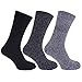 Universal Textiles Mens Thermal Non Elastic Wool Blend Socks (2.1 Tog) (Pack Of 3)