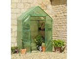 from Gardman Compact Walk-In Greenhouse with Shelves and Heavy Duty Cover