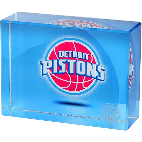 NBA Detroit Pistons Shadow Design Team Logo Desk Ornament/Paperweight