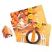 Beautiful Plastic Table Mat Flatware Design With 6 Coaster (Free Shipping, No Minimum Purchase)