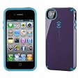 Speck Products CandyShell Glossy Case for iPhone 4/4S - 1 Pack - Carrying Case - Retail Packaging - Aubergine/Peacock