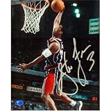 Signed Steve Francis Photo - Houston Rockets 8x10 - Autographed NBA Photos