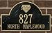 San Diego Padres Black and Gold Personalized Address Plaque