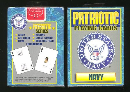 Patriotic Playing cards by Bicycle Navy