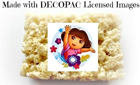 12 DORA THE EXPLORER Flowers Rice Crispy Treats