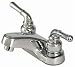 4 Lavatory Centerset Faucet, Washerless, Chrome Finish