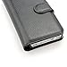 iPhone 4 case,iPhone 4s case,Wallet case,PU Leather case,by Mokai Start® ,Credit Card Holder,Flip Cover Skin Case Pouch[Black] for iPhone 4 4S+USB Data Cable(One year warranty)+ Screen Protector+ Stylus Pen