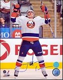 John Tavares New York Islanders Autographed/Hand Signed 8X10 Celebration Photo