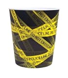 Kikkerland Lenticular Police Line Wastebasket