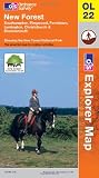 New Forest, Southampton, Ringwood, Ferndown, Lymington, Christchurch and Bournemouth: Southampton, Ringwood, Ferndown, Lymington, Christchurch & ... New Forest National park (OS Explorer Map)