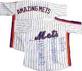 Autographed 1969 & 1986 New York Mets World Series Champion Teams PSA/DNA Mets Jersey - Autographed MLB Jerseys