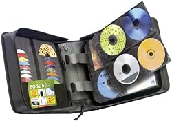 Case Logic CDW-320  320 + 16 Capacity Nylon CD Wallet (Black)