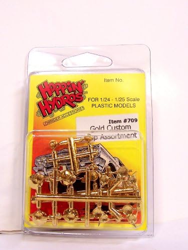 Hoppin Hydros Gold Knockoff Cap Assortment (for Hobby Model Kits) 1/24 1/25 Scale