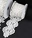 Floral Natural White Lace Ribbon, 3