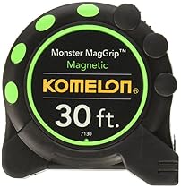 Komelon 7130 Monster MagGrip 30-Feet Measuring Tape with Magnetic End
