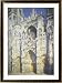 Cathedrale de Rouen, Plein Soleil Styles Framed Art Poster Print by Claude Monet, 33x45