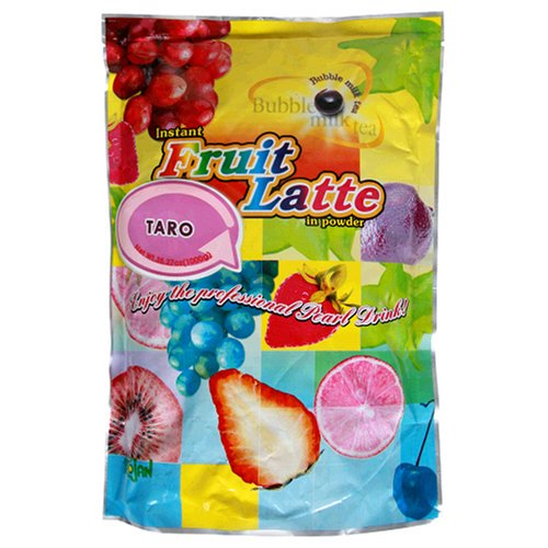 Trojan Instant Fruit Latte Bubble Tea Milk Powder, Taro Flavor, 2.2-Pound Bags (Pack of 2)
