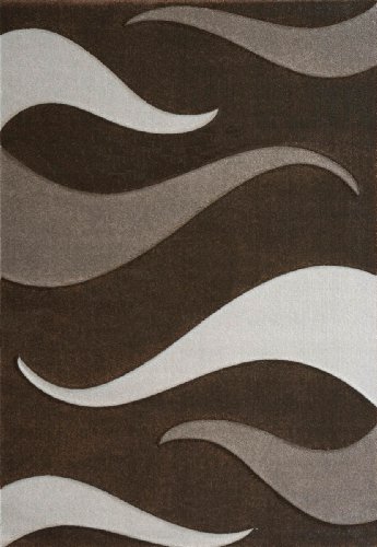 Lalee 347134014 Teppich Havana Carving 406 coffee 160 x 230 cm Preisvergleich