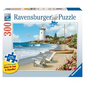 Large Size 300 Pieces Ravensburger Sunlit Shores Jigsaw Puzzle
