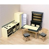 Melissa and Doug Deluxe Doll-House Kitchen Furniture