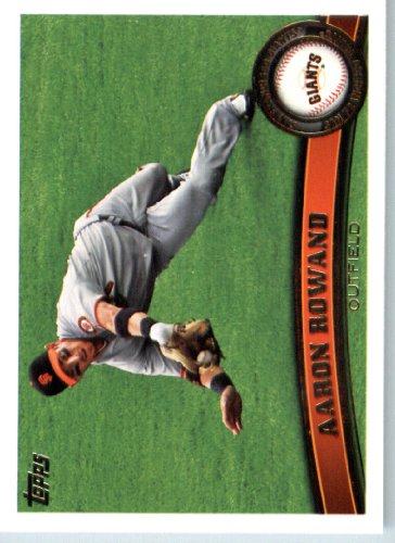 2011 Topps Baseball Card # 363 Aaron Rowand - San Francisco Giants - MLB Trading Card (Series 2) in a Protective Screwdown Case