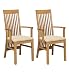 2 Lichfield Carver Fabric Chairs