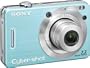 Sony Cybershot DSCW55 7.2MP Digital Camera with 3x Optical Zoom (Blue)