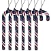 Texas Rangers Candy Cane Ornament Set