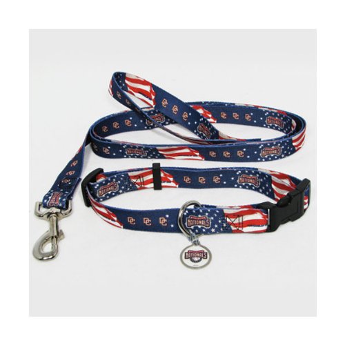 Washington Nationals Pet Set Dog Leash Collar Id Medium