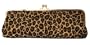 Full Beaded, Clutch, Metal Frame, Evening Bags - Tiger (61 18001) (Black/Bronze)