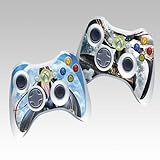 Beauty Protective Skin Decorative Decal for XBOX 360 Controller (2pcs in 1)
