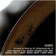 Dvorák Serenade for Winds Op. 44; String Quartet No. 13 by Dag Jensen, Stefan Schweigert, Gustav Rivinius, Tanja Tetzlaff, and Diemut Schneider (Audio CD - 2009)
