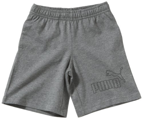 PUMA Jungen Jersey Bermudas, medium gray heather, 116, 819497 01 Preisvergleich