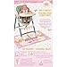 Pink and Gold Girls 1st Birthday High Chair Decoration Kit, 4pc