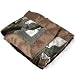 Army Camouflage Chenille Blanket 29" x 36" - All Colors