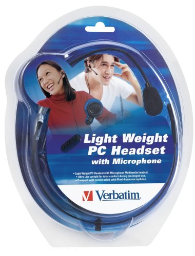 Verbatim PC-Headset mit Mikrophonhalsband und Flexi-Body
