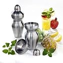 - Cocktail Shaker BARDAME 3-teilig, 0,5 Liter, Edelstahl