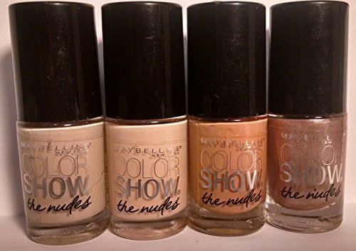 The Nudes Nail Enamel Collection by Maybelline 4 LIMITED EDITION COLORS