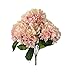 Leegoal Artificial Hydrangea Flower Bouquets Home Party Wedding Decor (Pink)