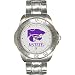Kansas State Wildcats Suntime Mens Sports Watch w/ Steel Band - NCAA College Athletics