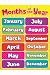 MONTHS OF THE YEAR CHART GR PK-5