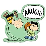 Charlie Brown Peanuts bumper sticker decal 4" x 4"
