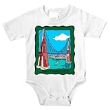 Onesie with San Francisco, travel, Golden Gate Bridge